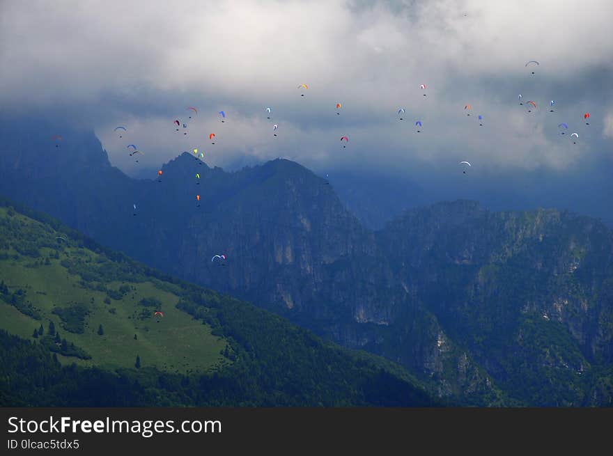 Sky, Mountain Range, Mountainous Landforms, Cloud