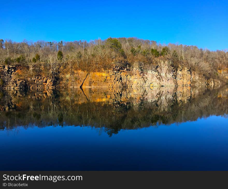 Reflection, Water, Nature, Lake