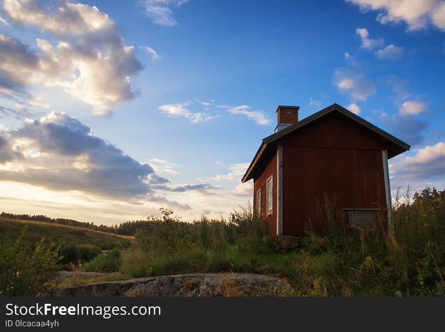 Sky, Cloud, House, Rural Area