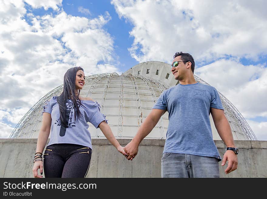 Blue, Sky, Photograph, People