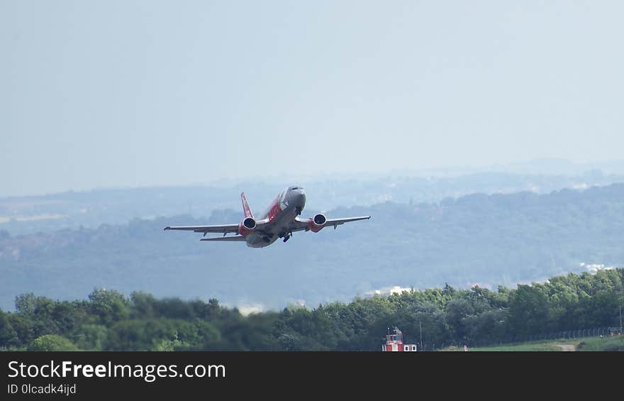 Airplane, Aircraft, Sky, Flight