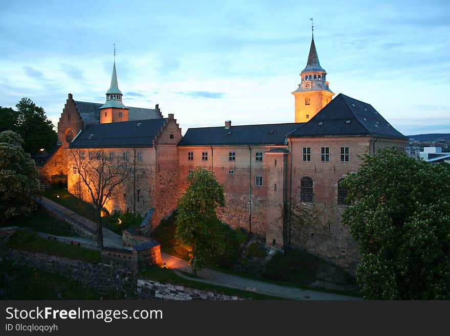 Château, Sky, Landmark, Castle