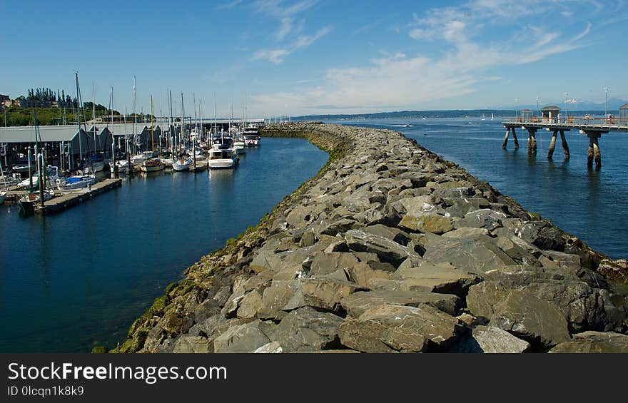 Waterway, Marina, Dock, Sea