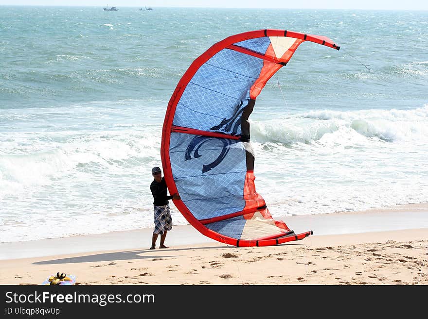 Surfing Equipment And Supplies, Wind, Sailing, Shore