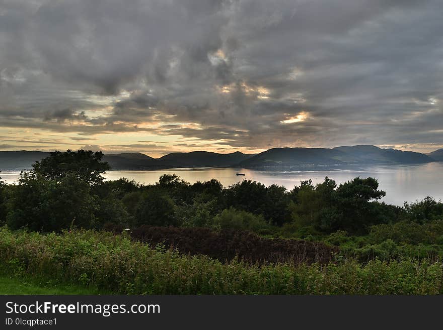 Sky, Nature, Cloud, Loch