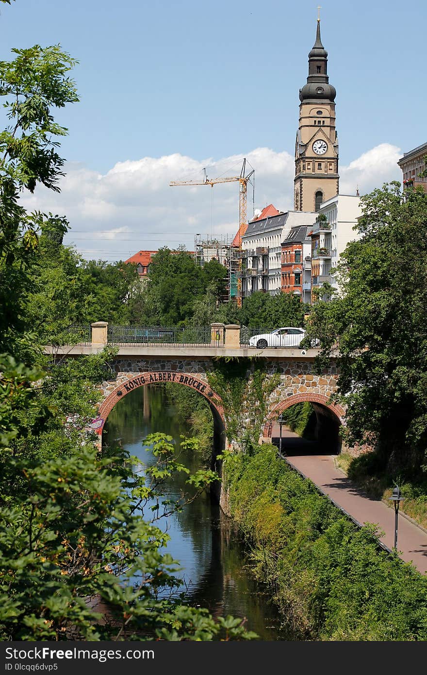 Waterway, Body Of Water, Bridge, Reflection