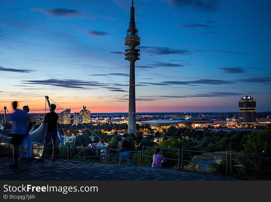 Sky, Tower, Cityscape, Landmark