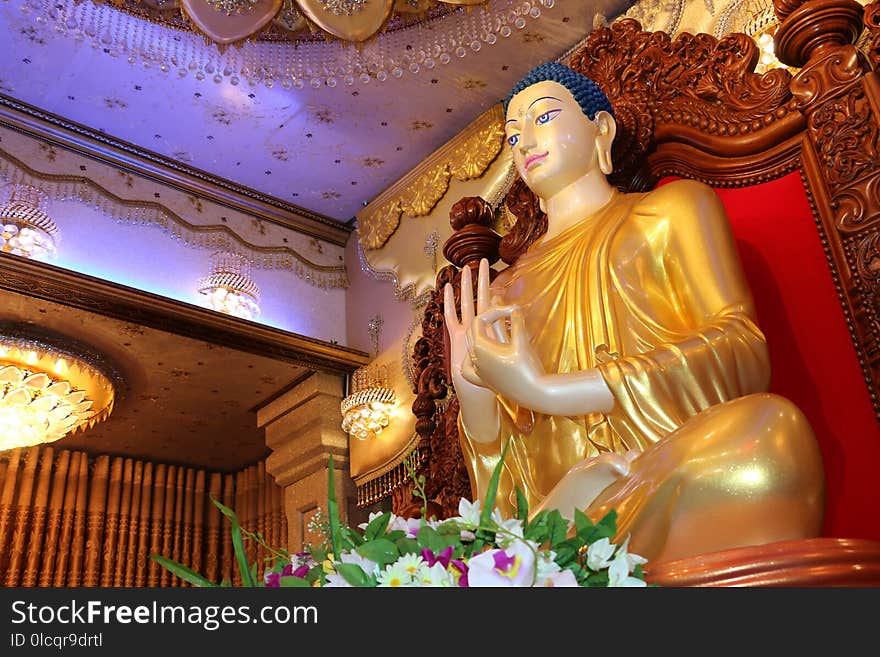 Religion, Place Of Worship, Temple, Statue