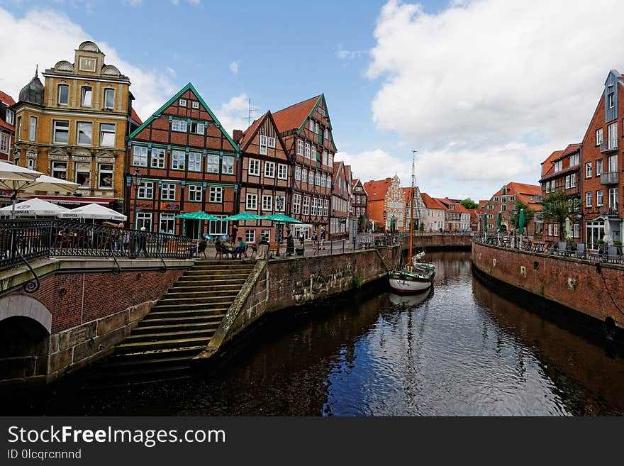 Waterway, Canal, Reflection, Water