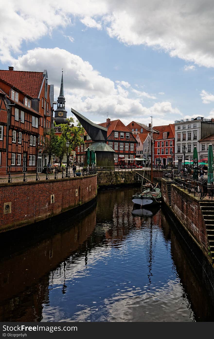 Waterway, Canal, Reflection, Water