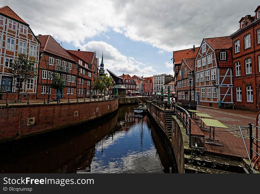 Waterway, Canal, Water, Reflection