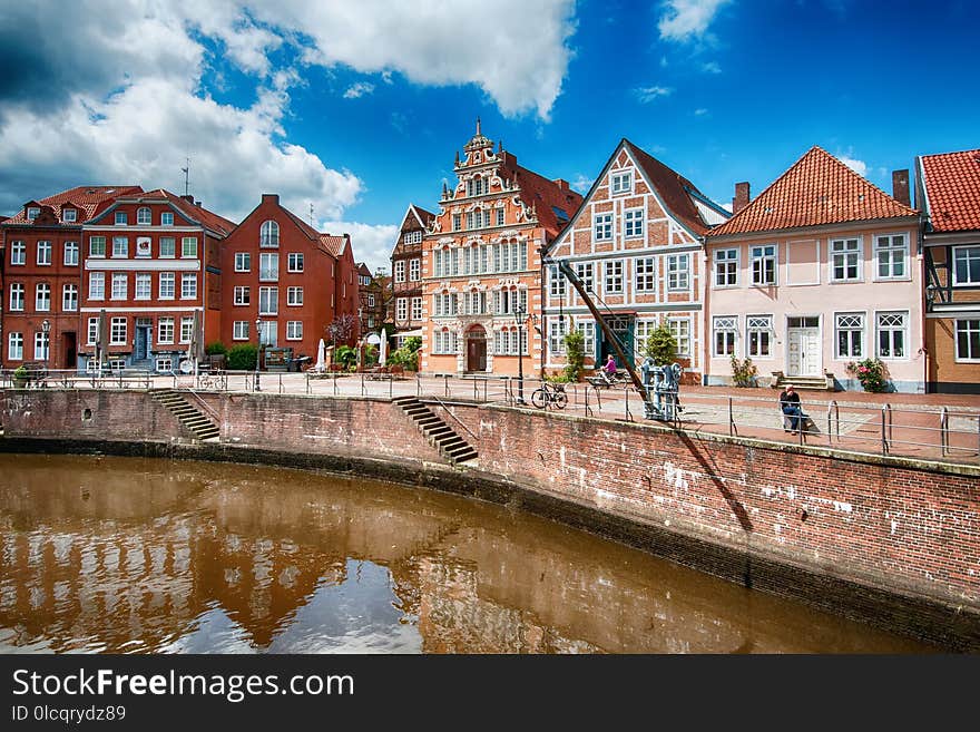 Waterway, Reflection, Water, Sky