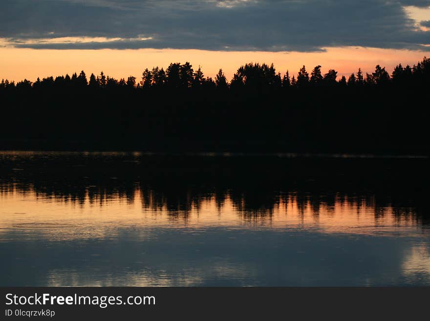 Reflection, Sky, Lake, Water