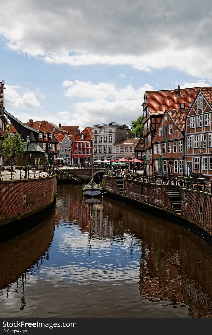 Waterway, Canal, Reflection, Water