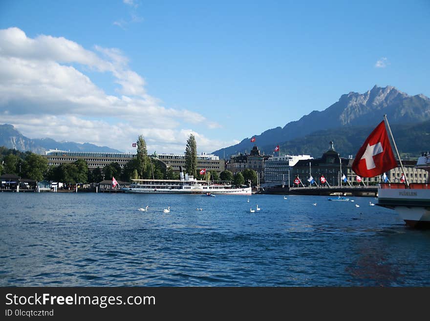 Sky, Water, Waterway, Lake