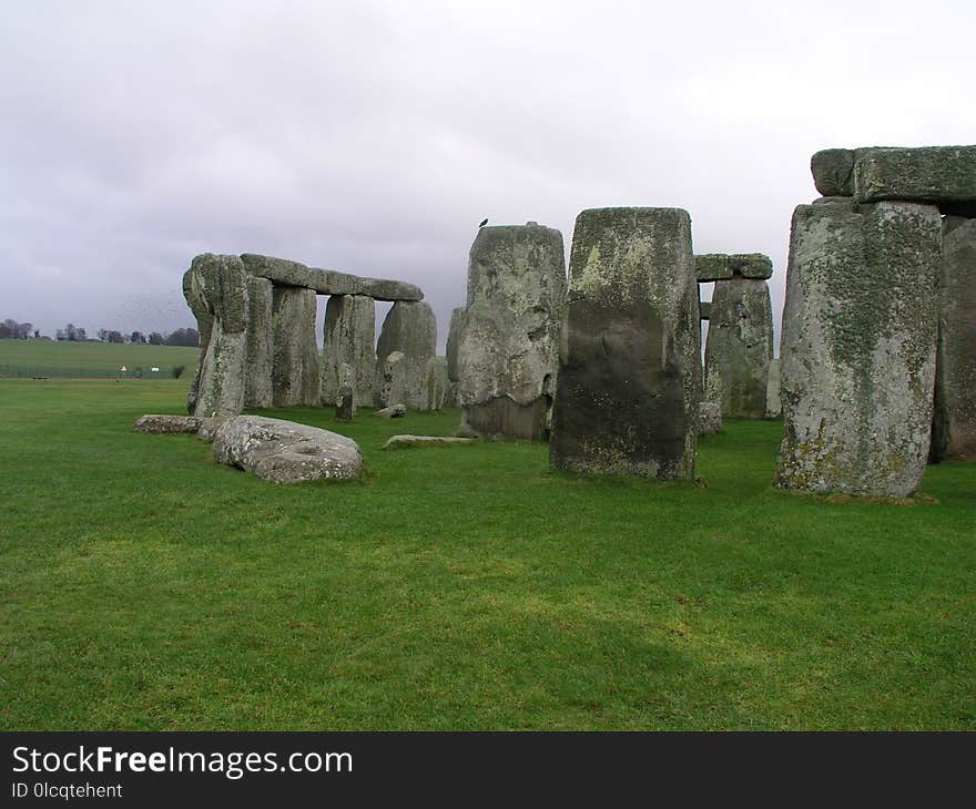 Historic Site, Archaeological Site, Rock, Grass