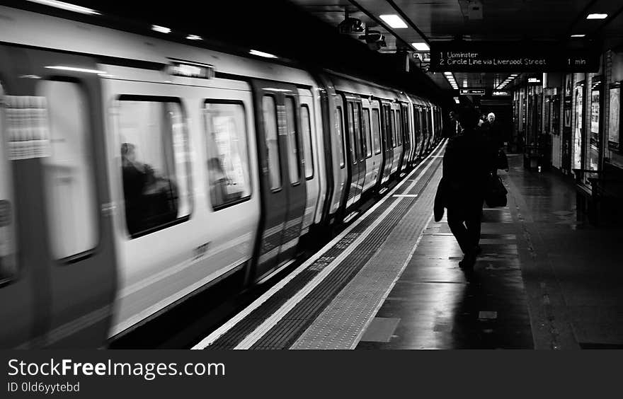 Metropolitan Area, Transport, Black, Train Station