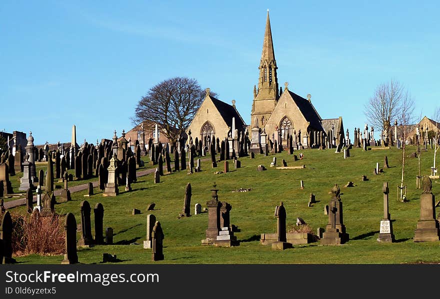 Spire, Place Of Worship, Tree, Historic Site