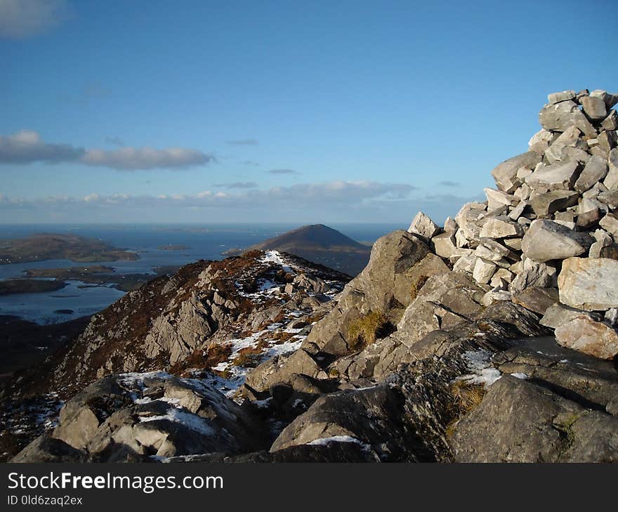 Mountain, Rock, Sky, Mountainous Landforms