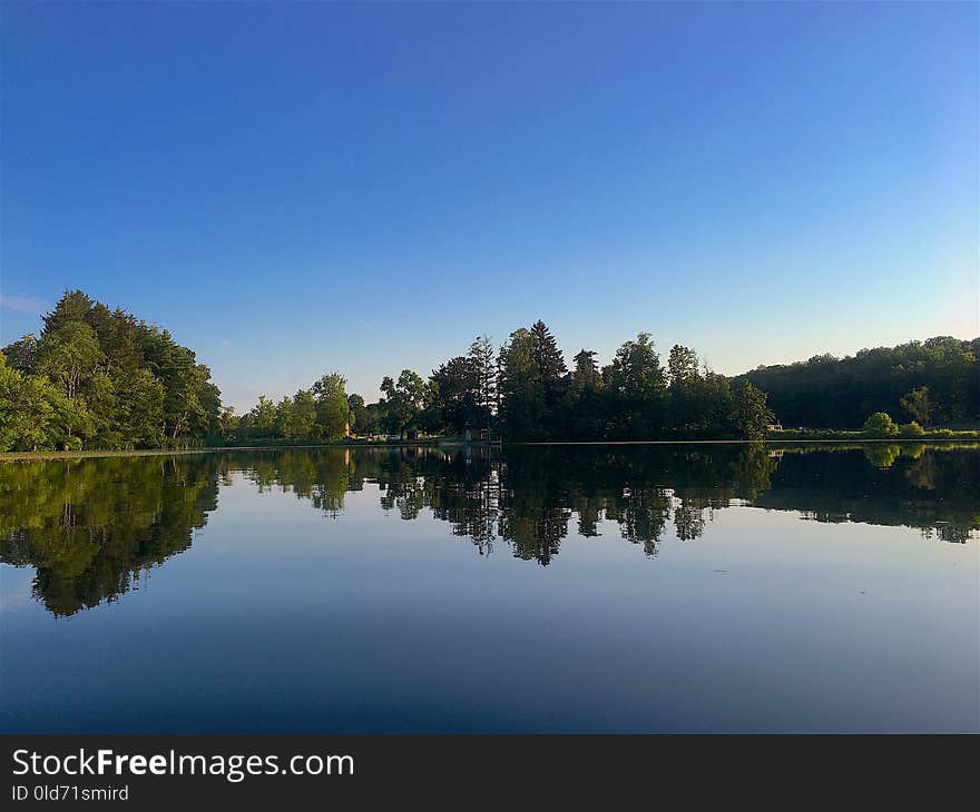 Reflection, Water, Sky, Nature