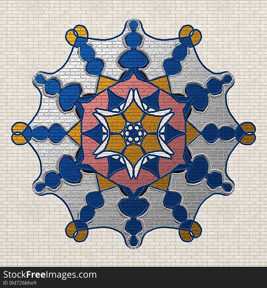 Blue, Pattern, Design, Symmetry