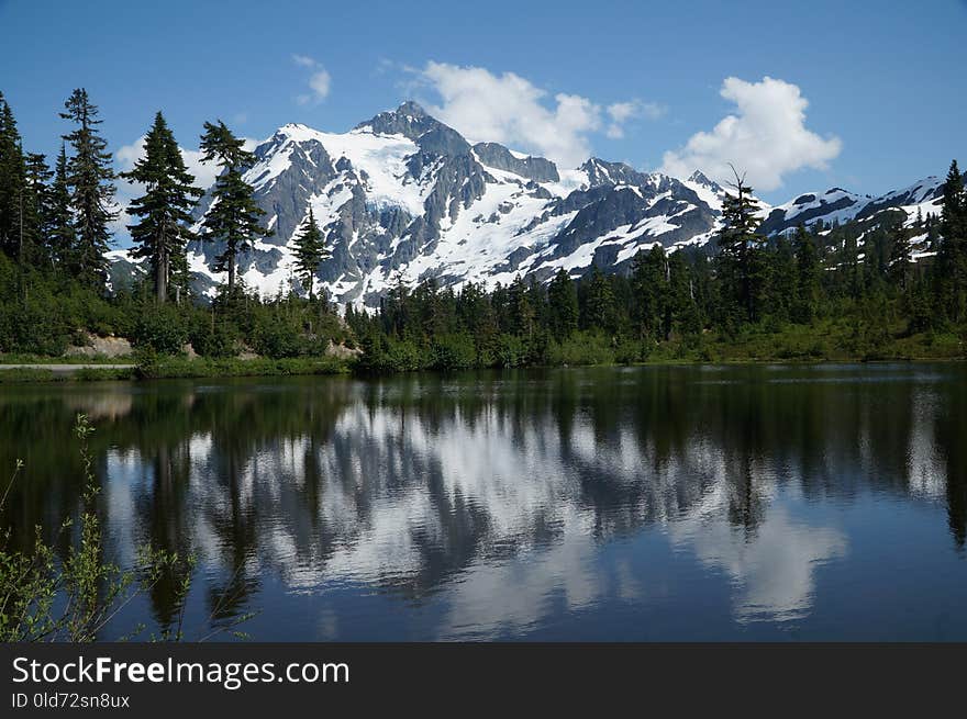 Reflection, Nature, Wilderness, Mountain