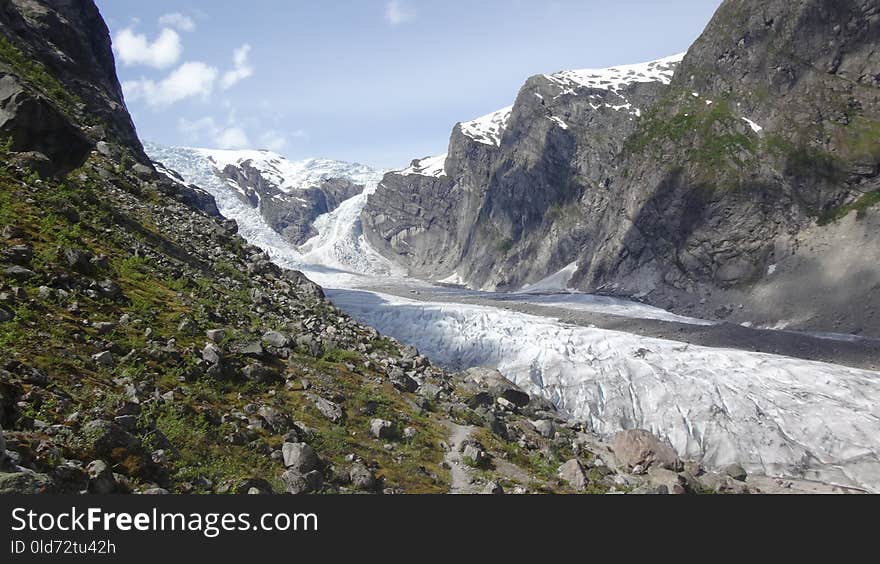 Mountain, Glacial Landform, Fjord, Glacier