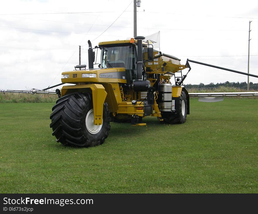 Agricultural Machinery, Vehicle, Tractor, Grass