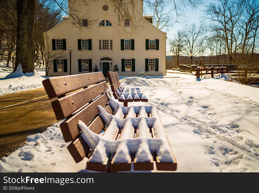 Winter, Snow, Home, Freezing