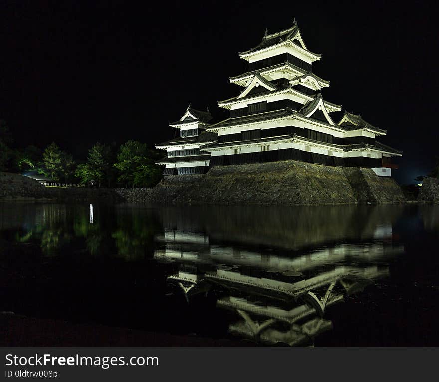 Landmark, Reflection, Chinese Architecture, Architecture