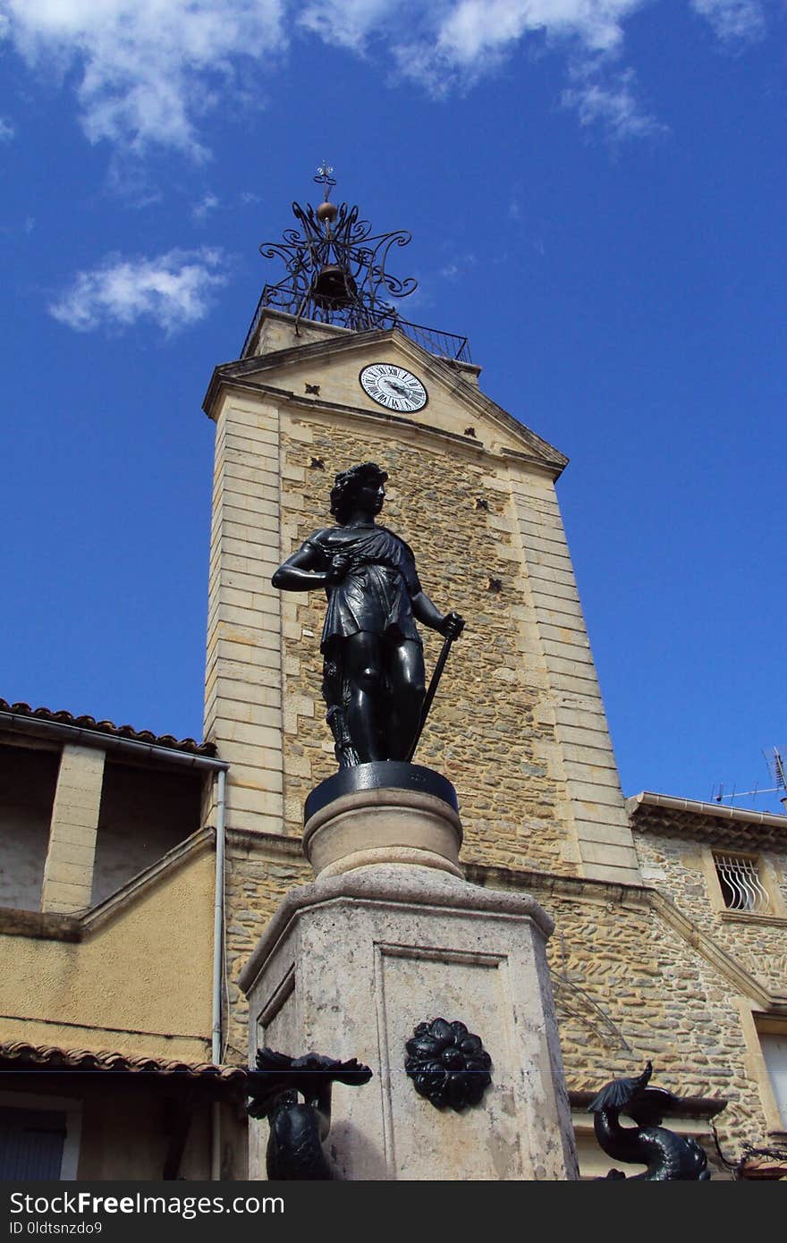 Statue, Monument, Sky, Landmark