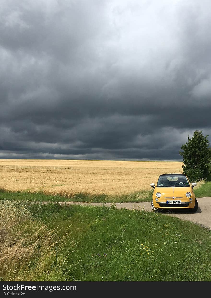 Sky, Road, Cloud, Car