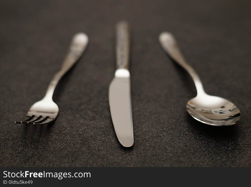 Cutlery, Spoon, Fork, Tableware