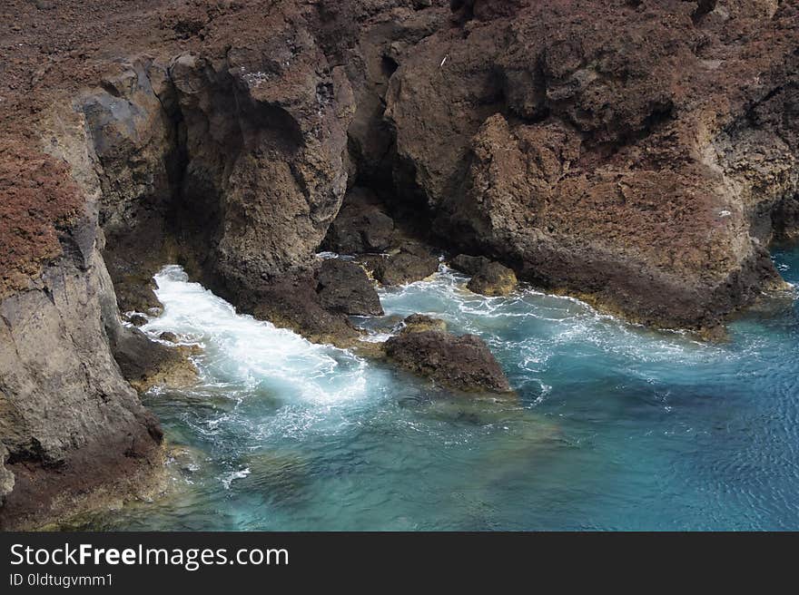 Water, Body Of Water, Rock, Sea