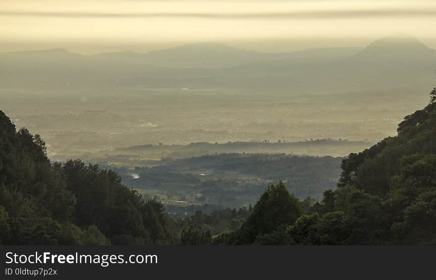 Highland, Sky, Mist, Hill Station