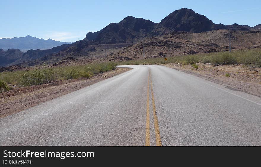 Road, Asphalt, Wilderness, Infrastructure