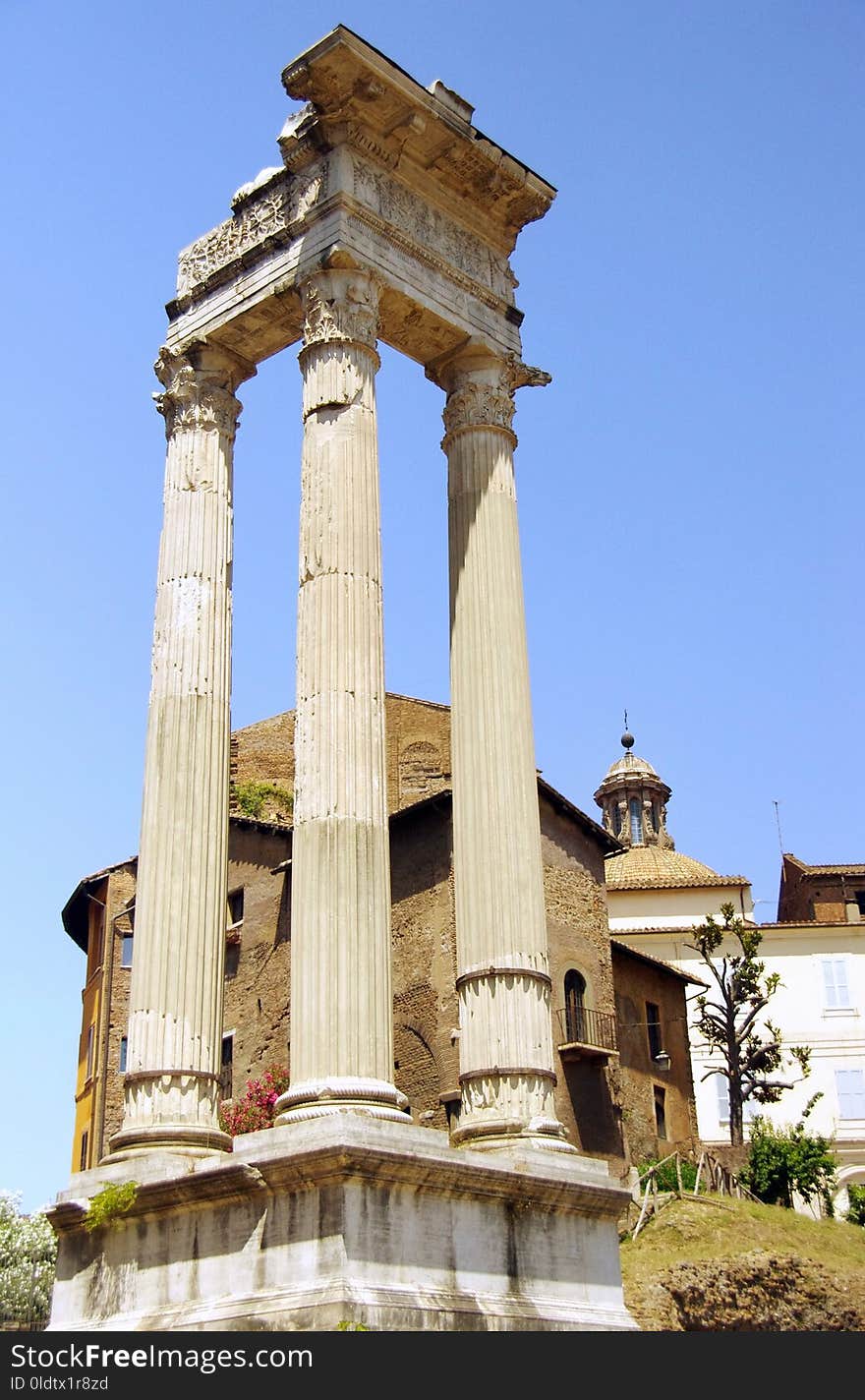 Historic Site, Column, Ancient Roman Architecture, Landmark