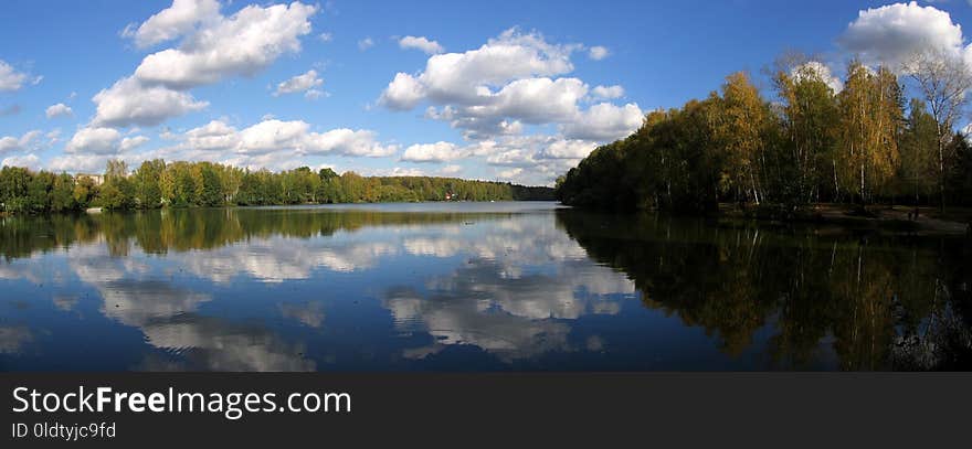 Reflection, Sky, Waterway, Water