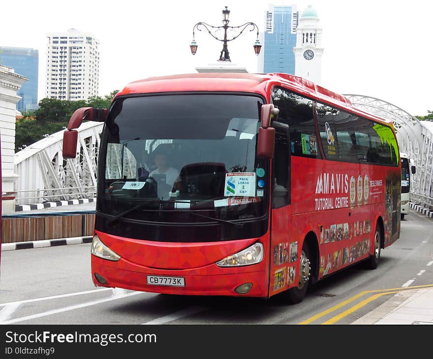 Bus, Transport, Motor Vehicle, Tour Bus Service