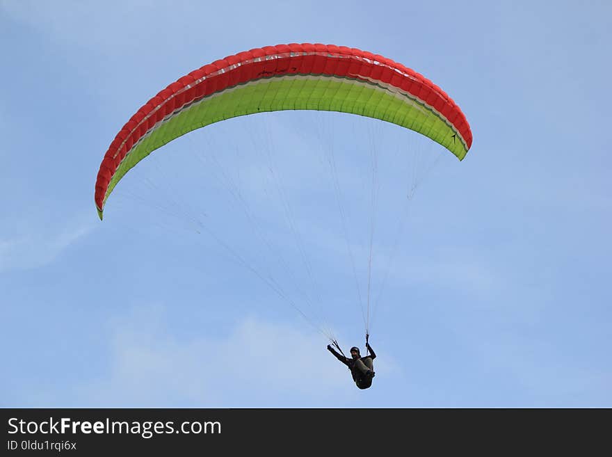 Paragliding, Air Sports, Sky, Parachuting