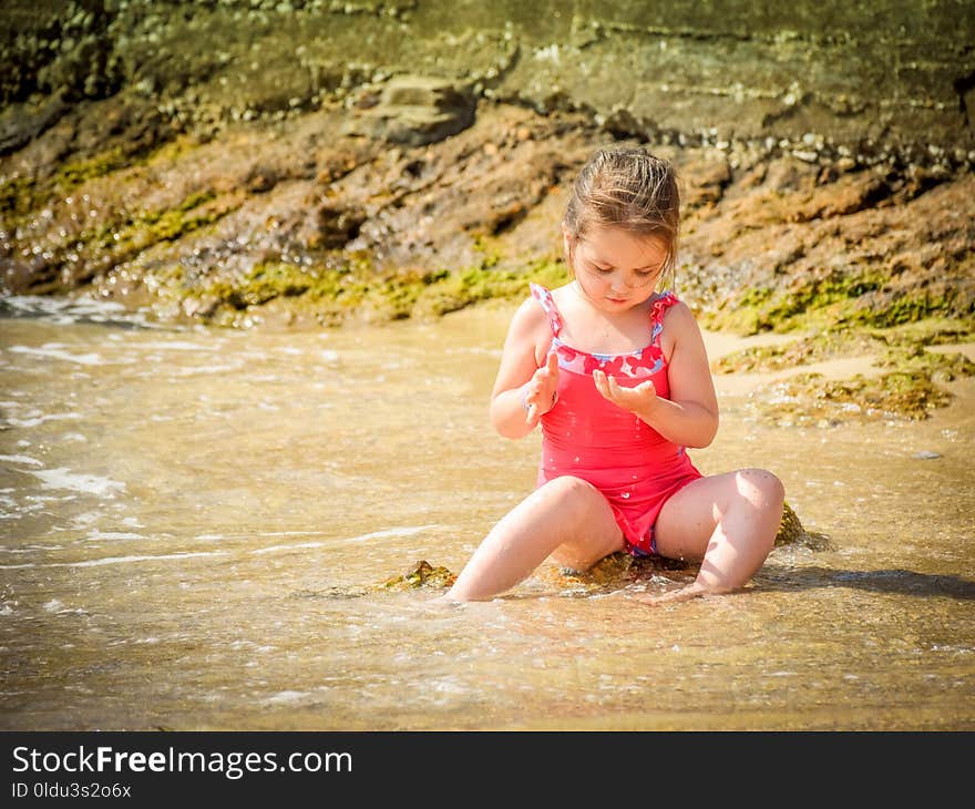 Photograph, Water, Vacation, Girl