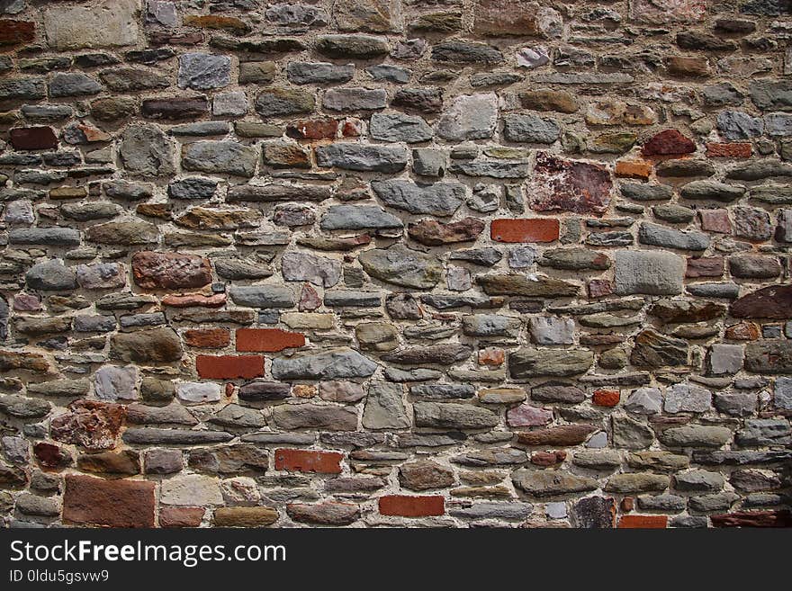 Wall, Stone Wall, Brick, Rock