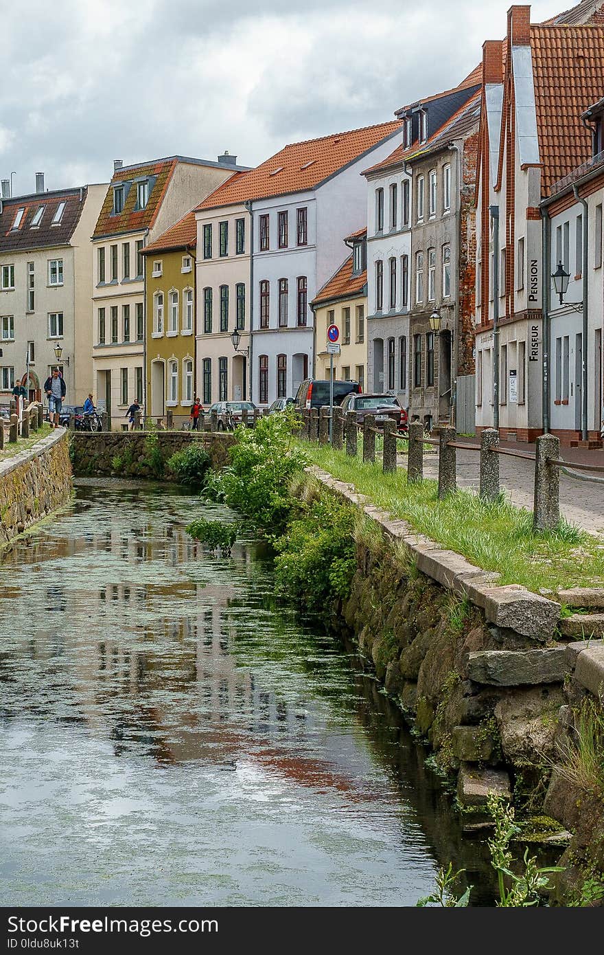 Waterway, Water, Town, Canal