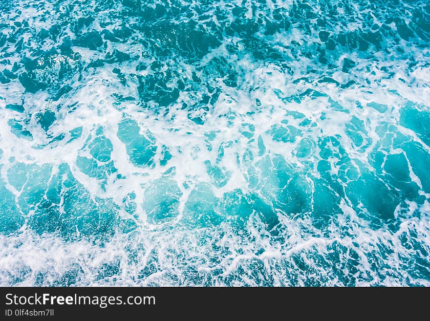 Beautiful Sea And Ocean Water Wave Surface