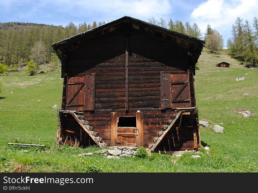 Shack, Hut, Log Cabin, House