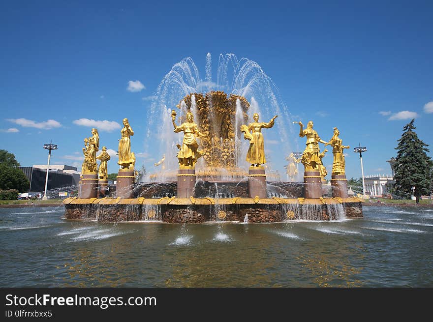 Fountain, Water Feature, Tourist Attraction, Water