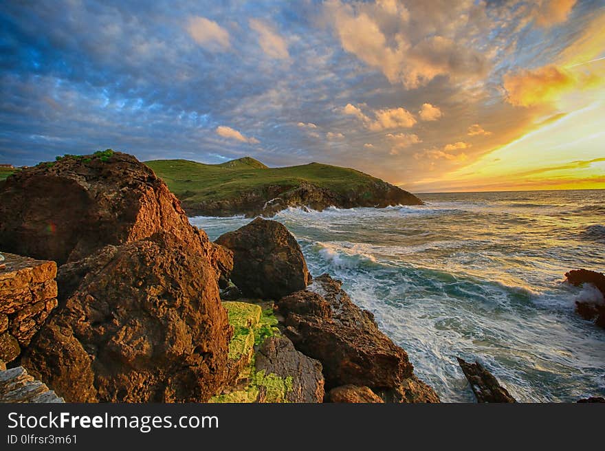 Sea, Body Of Water, Coast, Sky