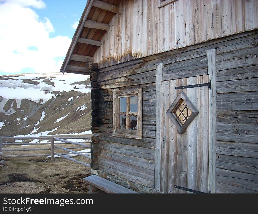 Log Cabin, Shack, House, Wood