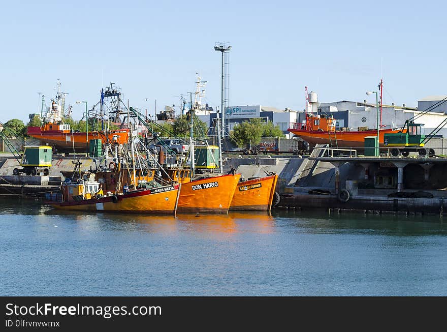 Water Transportation, Waterway, Ship, Tugboat