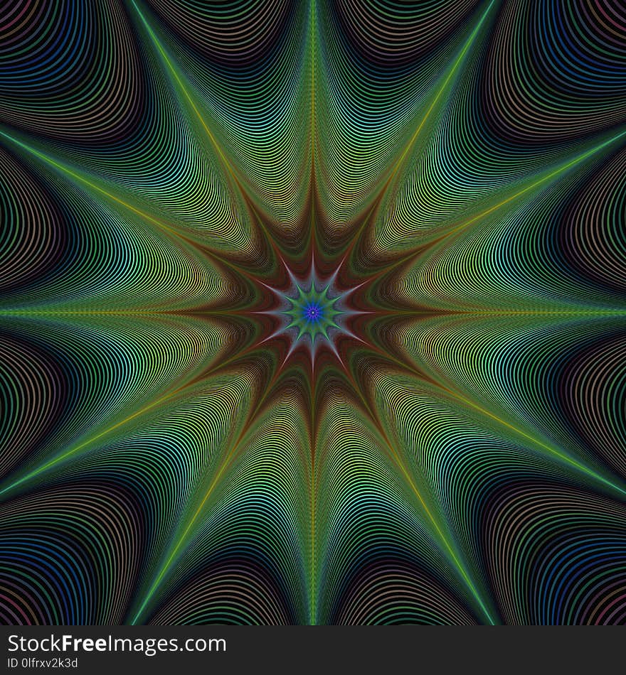 Fractal Art, Symmetry, Organism, Psychedelic Art